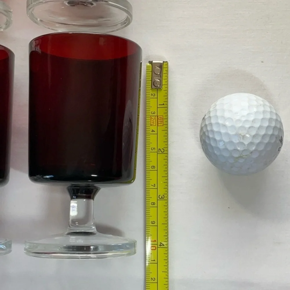 Arcoroc Luminarc France Cavalier Ruby Red 4 oz. Juice Glass